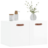 Thumbnail for Wandschrank Hochglanz-Weiß 60x36,5x35 cm Holzwerkstoff