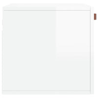 Thumbnail for Wandschrank Hochglanz-Weiß 60x36,5x35 cm Holzwerkstoff