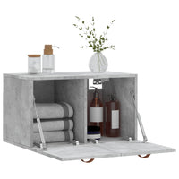 Thumbnail for Wandschrank Betongrau 60x36,5x35 cm Holzwerkstoff
