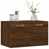 Thumbnail for Wandschrank Braun Eichen-Optik 60x36,5x35cm Holzwerkstoff