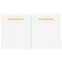 Thumbnail for Wandschrank Weiß 60x36,5x35 cm Holzwerkstoff