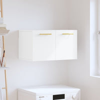 Thumbnail for Wandschrank Weiß 60x36,5x35 cm Holzwerkstoff