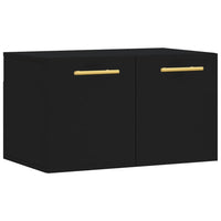 Thumbnail for Wandschrank Schwarz 60x36,5x35 cm Holzwerkstoff