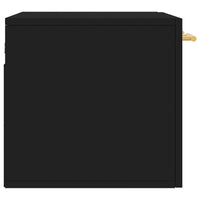 Thumbnail for Wandschrank Schwarz 60x36,5x35 cm Holzwerkstoff