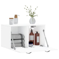 Thumbnail for Wandschrank Weiß 60x36,5x35 cm Holzwerkstoff