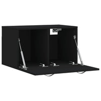 Thumbnail for Wandschrank Schwarz 60x36,5x35 cm Holzwerkstoff