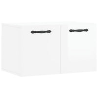 Thumbnail for Wandschrank Hochglanz-Weiß 60x36,5x35 cm Holzwerkstoff