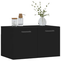 Thumbnail for Wandschrank Schwarz 60x36,5x35 cm Holzwerkstoff