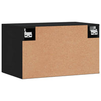 Thumbnail for Wandschrank Schwarz 60x36,5x35 cm Holzwerkstoff