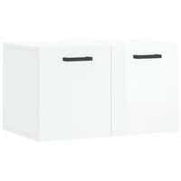 Thumbnail for Wandschrank Hochglanz-Weiß 60x36,5x35 cm Holzwerkstoff