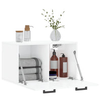 Thumbnail for Wandschrank Hochglanz-Weiß 60x36,5x35 cm Holzwerkstoff