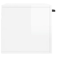 Thumbnail for Wandschrank Hochglanz-Weiß 60x36,5x35 cm Holzwerkstoff