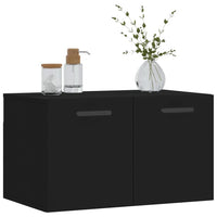 Thumbnail for Wandschrank Schwarz 60x36,5x35 cm Holzwerkstoff