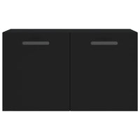 Thumbnail for Wandschrank Schwarz 60x36,5x35 cm Holzwerkstoff