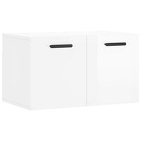 Thumbnail for Wandschrank Hochglanz-Weiß 60x36,5x35 cm Holzwerkstoff