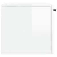 Thumbnail for Wandschrank Hochglanz-Weiß 60x36,5x35 cm Holzwerkstoff