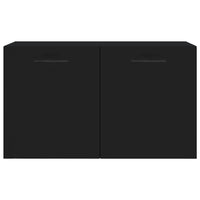 Thumbnail for Wandschrank Schwarz 60x36,5x35 cm Holzwerkstoff