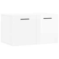 Thumbnail for Wandschrank Hochglanz-Weiß 60x36,5x35 cm Holzwerkstoff