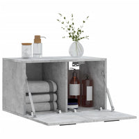 Thumbnail for Wandschrank Betongrau 60x36,5x35 cm Holzwerkstoff