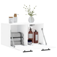Thumbnail for Wandschrank Weiß 60x36,5x35 cm Holzwerkstoff