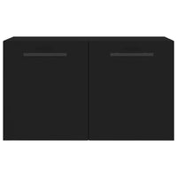 Thumbnail for Wandschrank Schwarz 60x36,5x35 cm Holzwerkstoff