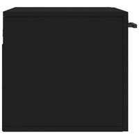 Thumbnail for Wandschrank Schwarz 60x36,5x35 cm Holzwerkstoff