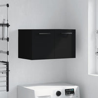 Thumbnail for Wandschrank Schwarz 60x36,5x35 cm Holzwerkstoff