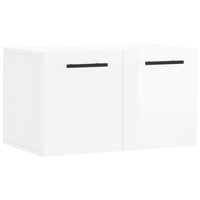 Thumbnail for Wandschrank Hochglanz-Weiß 60x36,5x35 cm Holzwerkstoff