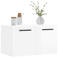 Thumbnail for Wandschrank Hochglanz-Weiß 60x36,5x35 cm Holzwerkstoff
