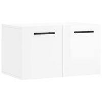 Thumbnail for Wandschrank Hochglanz-Weiß 60x36,5x35 cm Holzwerkstoff