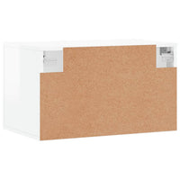 Thumbnail for Wandschrank Hochglanz-Weiß 60x36,5x35 cm Holzwerkstoff