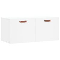 Thumbnail for Wandschrank Weiß 80x36,5x35 cm Holzwerkstoff