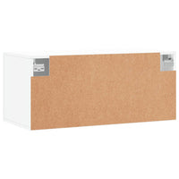 Thumbnail for Wandschrank Weiß 80x36,5x35 cm Holzwerkstoff