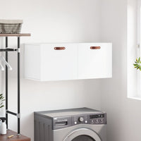 Thumbnail for Wandschrank Weiß 80x36,5x35 cm Holzwerkstoff