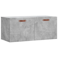 Thumbnail for Wandschrank Betongrau 80x36,5x35 cm Holzwerkstoff
