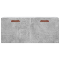 Thumbnail for Wandschrank Betongrau 80x36,5x35 cm Holzwerkstoff