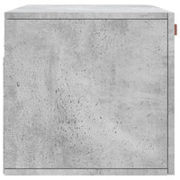 Thumbnail for Wandschrank Betongrau 80x36,5x35 cm Holzwerkstoff