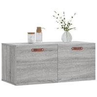 Thumbnail for Wandschrank Grau Sonoma 80x36,5x35 cm Holzwerkstoff