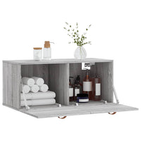 Thumbnail for Wandschrank Grau Sonoma 80x36,5x35 cm Holzwerkstoff