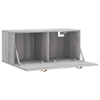 Thumbnail for Wandschrank Grau Sonoma 80x36,5x35 cm Holzwerkstoff