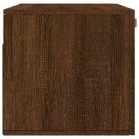 Thumbnail for Wandschrank Braun Eichen-Optik 80x36,5x35 cm Holzwerkstoff