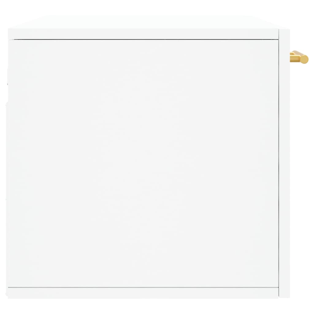 Wandschrank Weiß 80x36,5x35 cm Holzwerkstoff