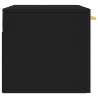 Thumbnail for Wandschrank Schwarz 80x36,5x35 cm Holzwerkstoff