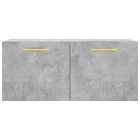Thumbnail for Wandschrank Betongrau 80x36,5x35 cm Holzwerkstoff