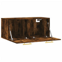 Thumbnail for Wandschrank Räuchereiche 80x36,5x35 cm Holzwerkstoff
