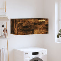 Thumbnail for Wandschrank Räuchereiche 80x36,5x35 cm Holzwerkstoff