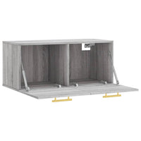 Thumbnail for Wandschrank Grau Sonoma 80x36,5x35 cm Holzwerkstoff