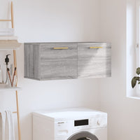 Thumbnail for Wandschrank Grau Sonoma 80x36,5x35 cm Holzwerkstoff