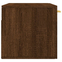 Thumbnail for Wandschrank Braun Eichen-Optik 80x36,5x35 cm Holzwerkstoff