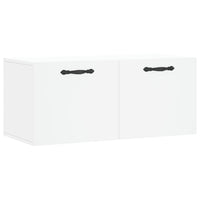 Thumbnail for Wandschrank Weiß 80x36,5x35 cm Holzwerkstoff